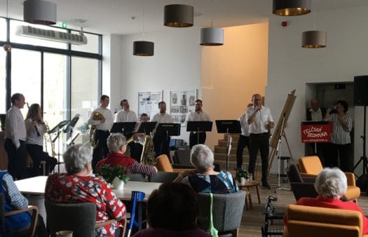 Vystoupení Telčské dechovky v našem SeniorCentru