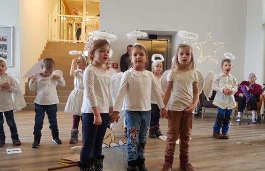 Vánoční vystoupení dětí z MŠ v SeniorCentru Telč